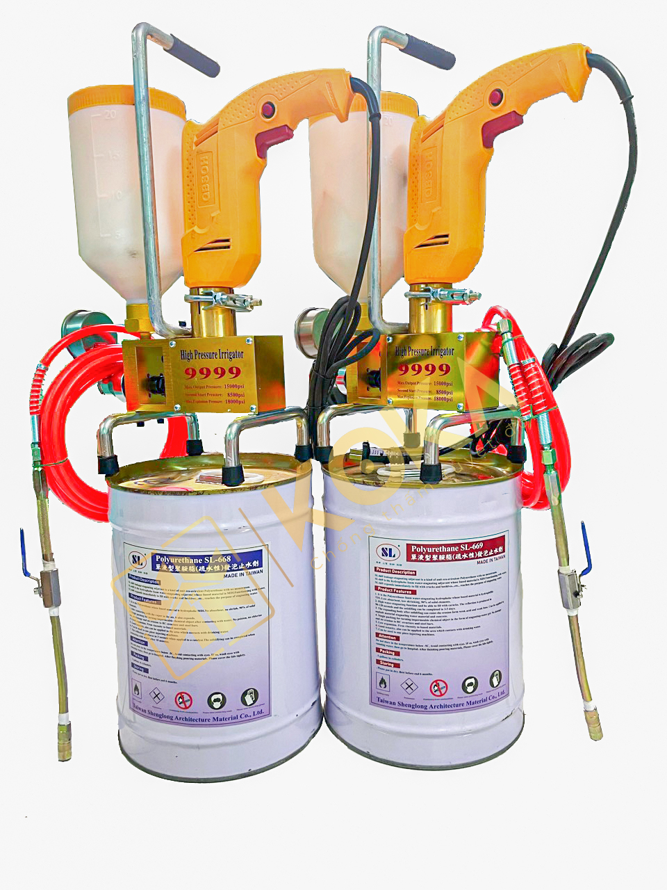 Máy Bơm Keo Chống Thấm PU 9999 - Ảnh 3